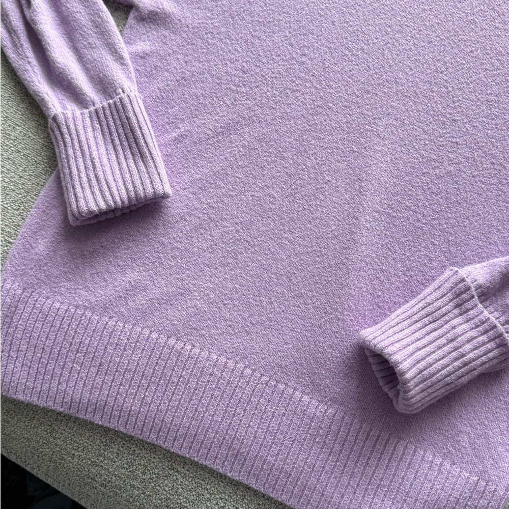 Old Navy Lilac Turtleneck Sweater - Picture 4 of 5